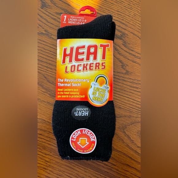 NEW HEAT LOCKERS UNISEX THERMAL SOCKS - Picture 1 of 2
